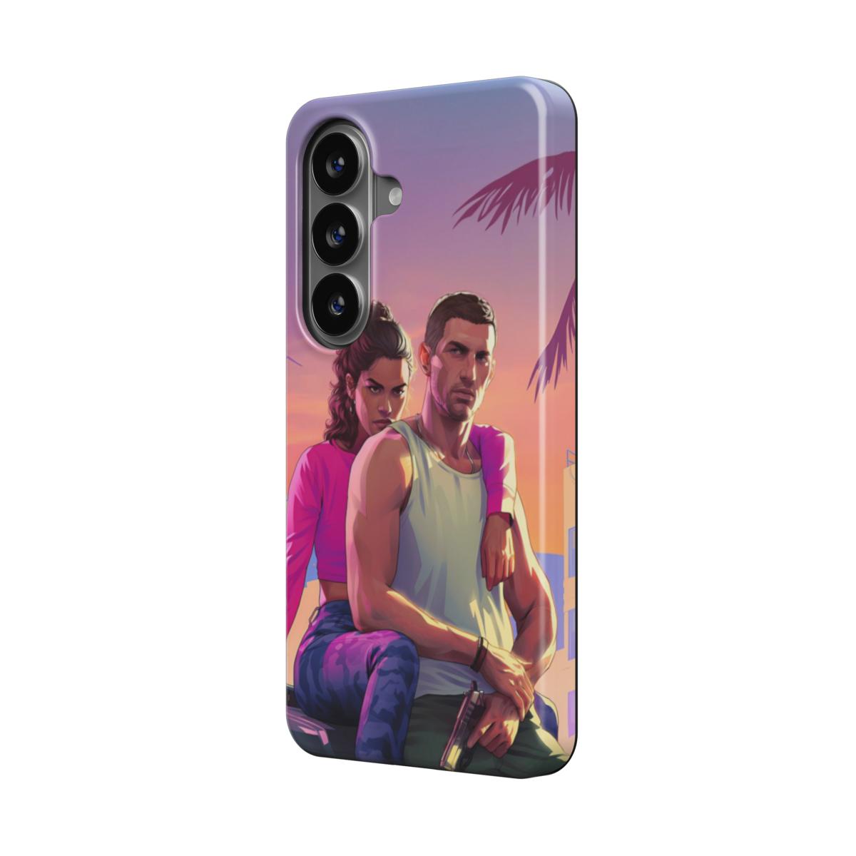 SAMSUNG - Lucia & Jason Style Magnetic Shockproof Phone Case