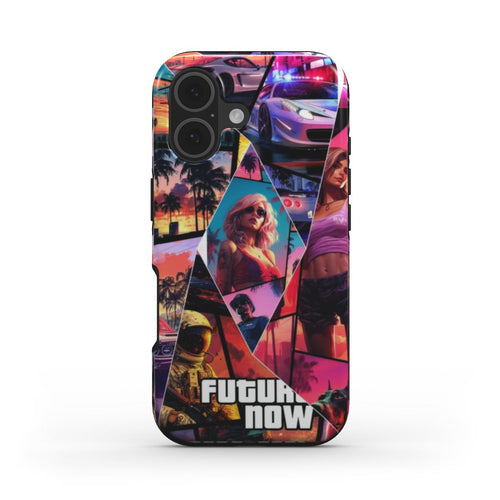 iPhone - Future Now MagSafe Shockproof Phone Case – Neon Crime City Design