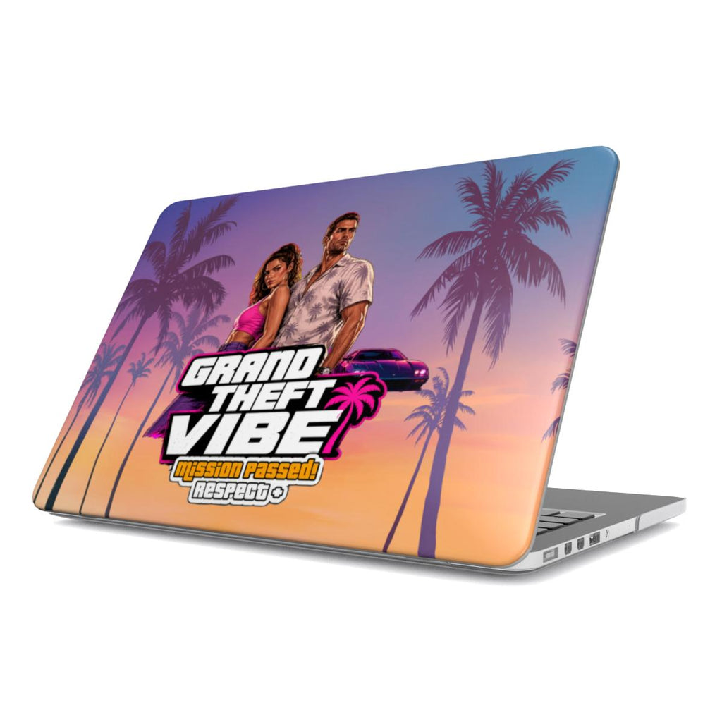MacBook Case - Jason & Lucia - Grand Theft Vibe
