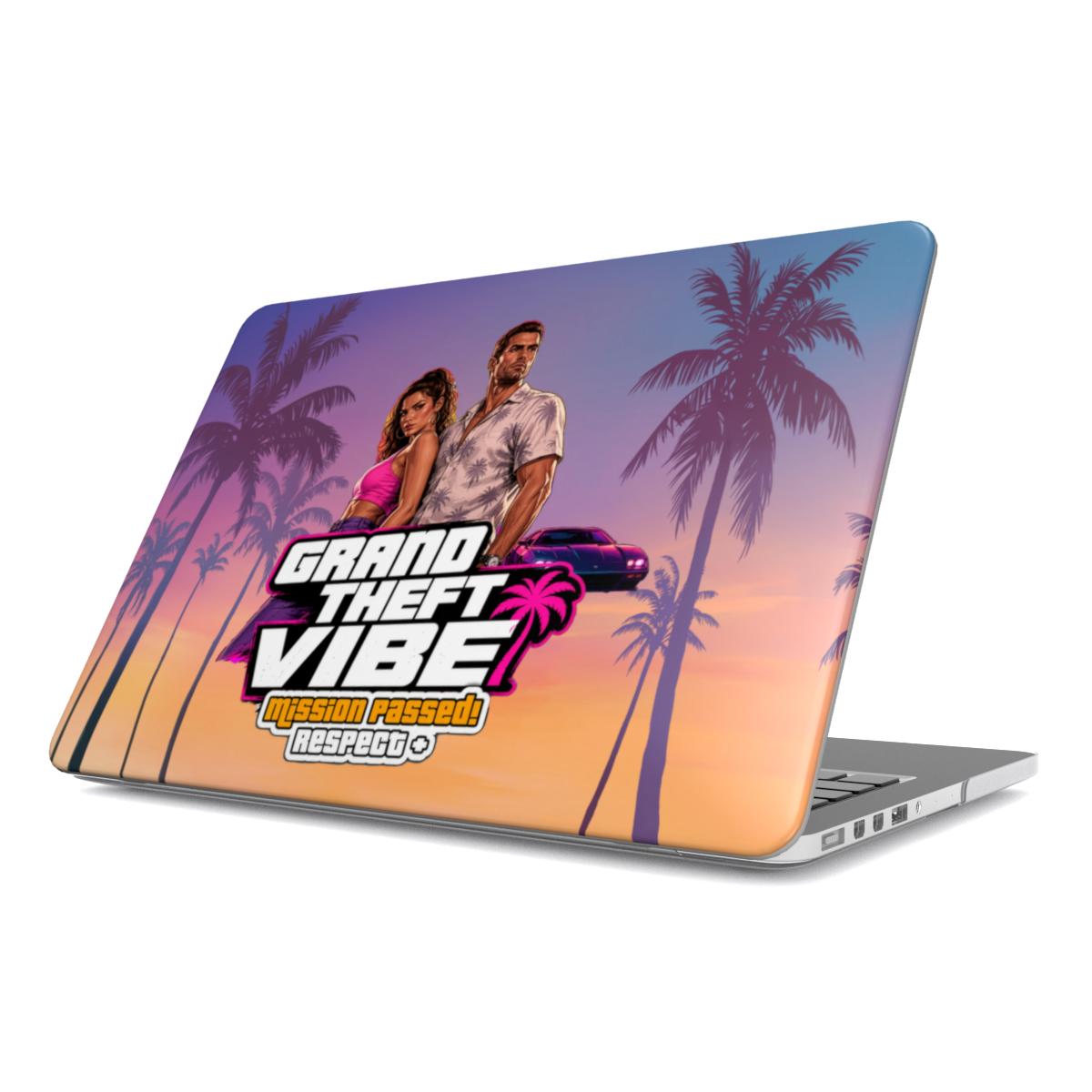 MacBook Case - Jason & Lucia - Grand Theft Vibe