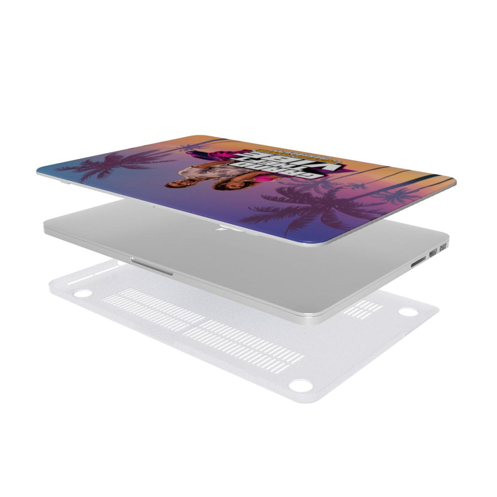 MacBook Case - Jason & Lucia - Grand Theft Vibe