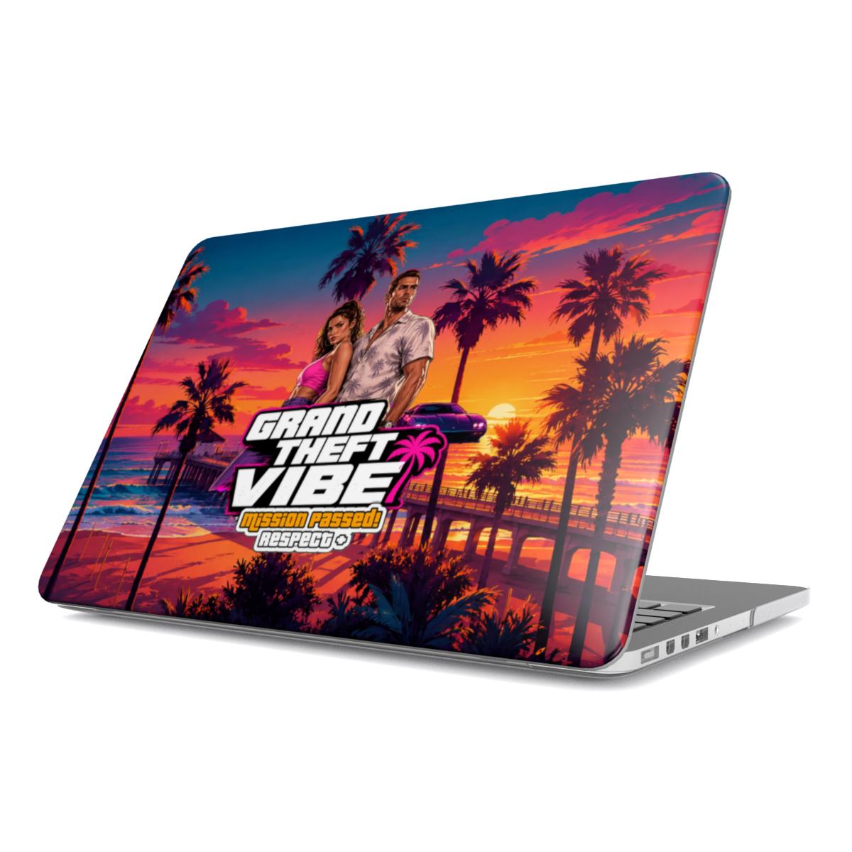 MacBook Case - Jason & Lucia - Grand Theft Vibe