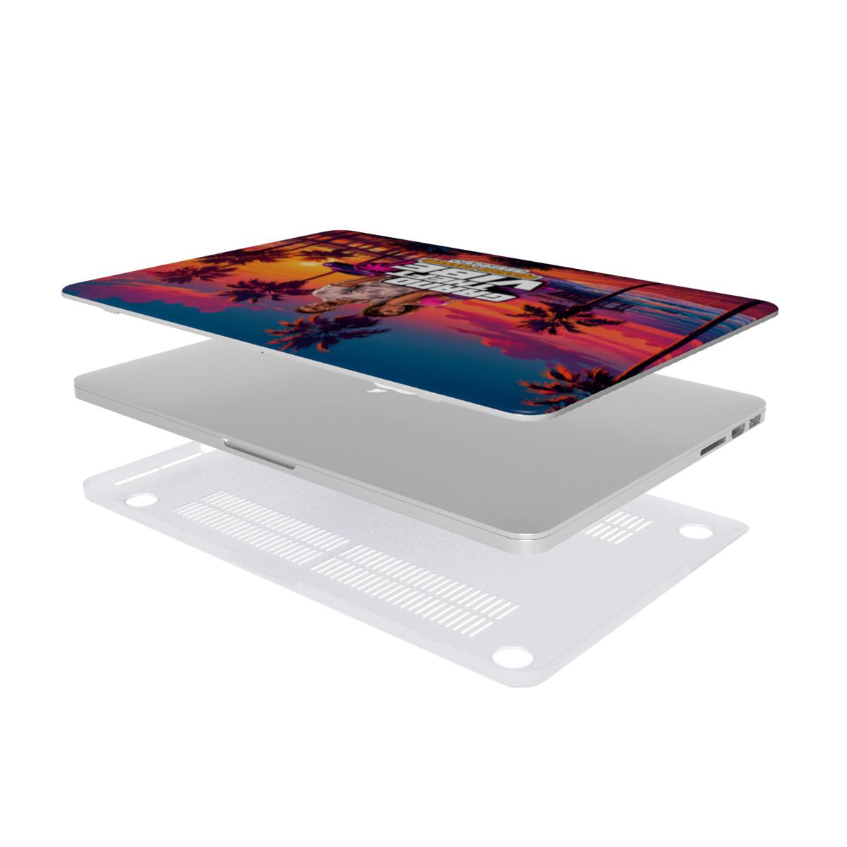 MacBook Case - Jason & Lucia - Grand Theft Vibe
