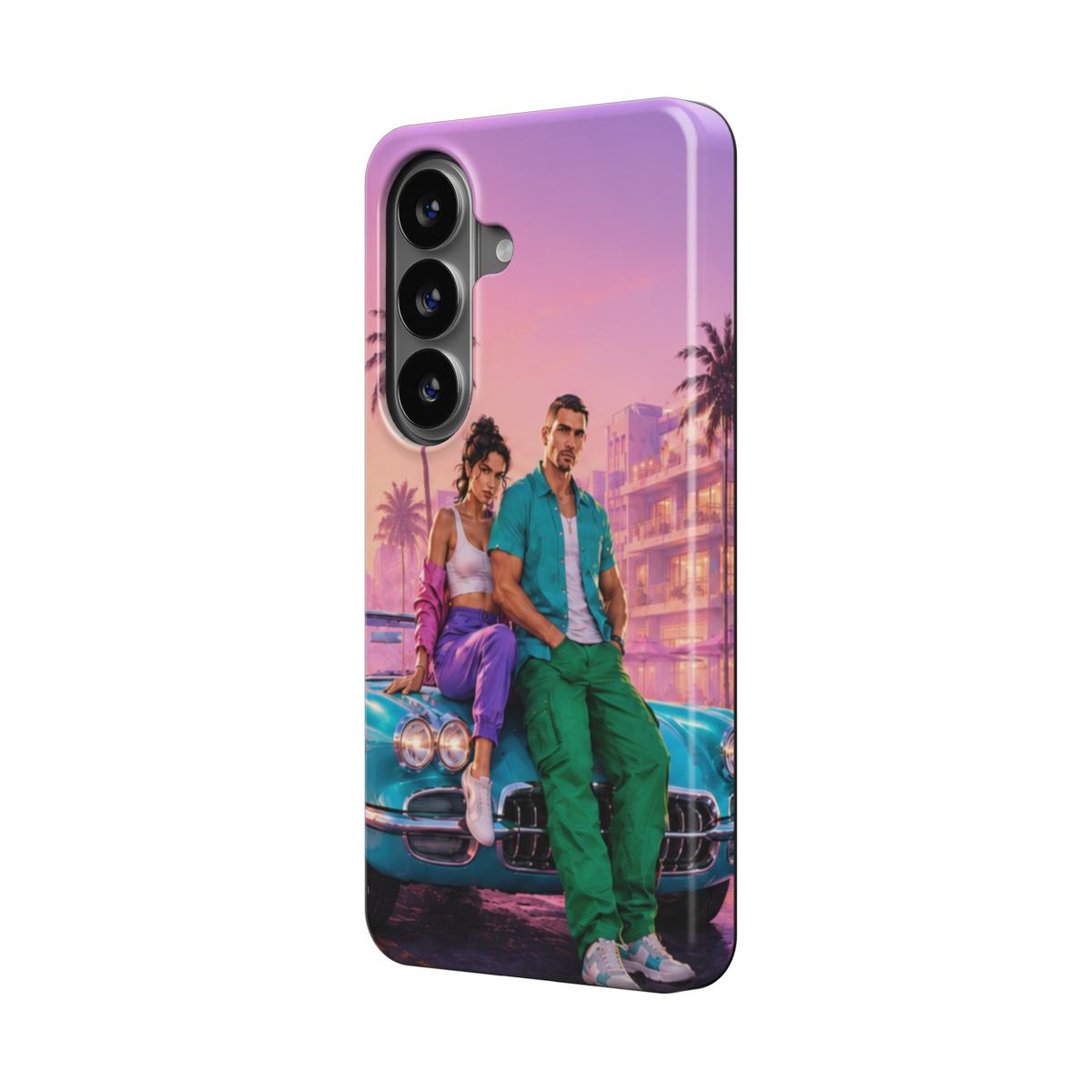 SAMSUNG - Lucia & Jason Style Magnetic Shockproof Phone Case