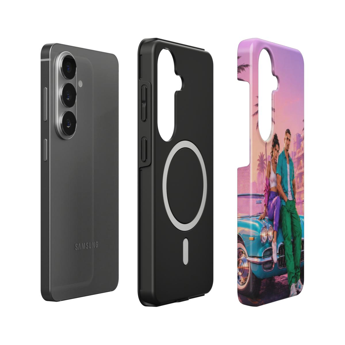 SAMSUNG - Lucia & Jason Style Magnetic Shockproof Phone Case