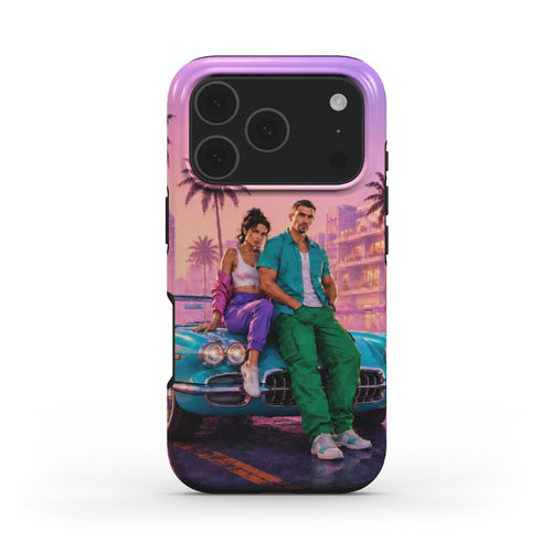 iPhone - Lucia & Jason Vice City Style Shockproof Phone Case MagSafe